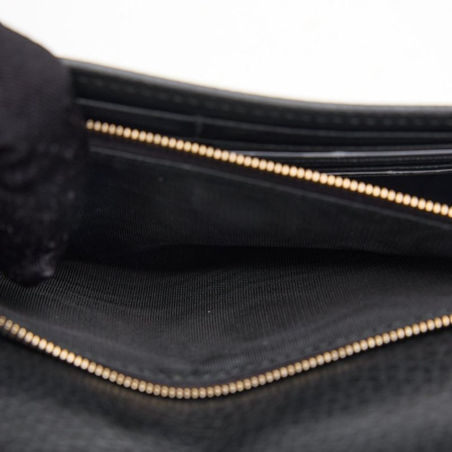 二手Gucci woc 鍊包/黑金-17