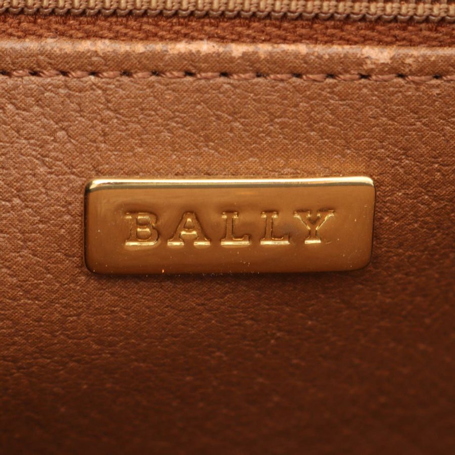 BALLY 黑色真皮單肩手提包(二手女)-3