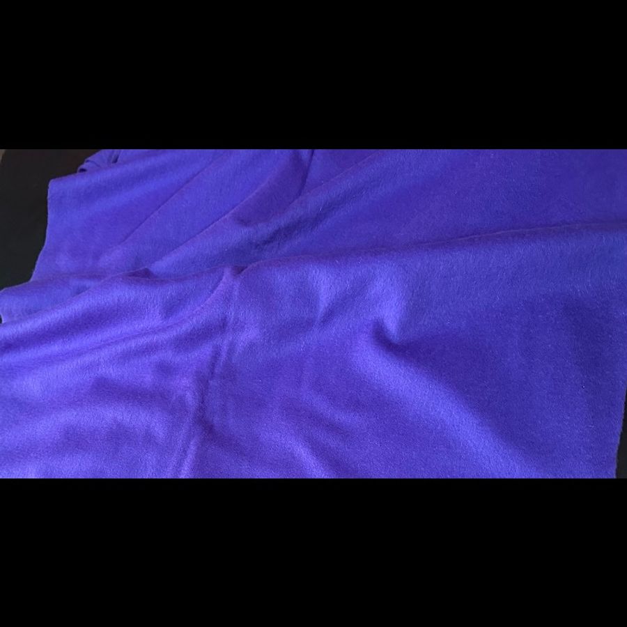 愛馬仕 紫色 Cashmere 羊絨圍巾-3