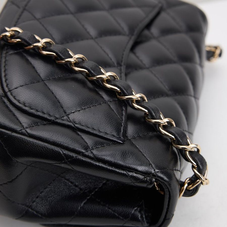 二手 Chanel mini coco 17方胖/芯片款-9