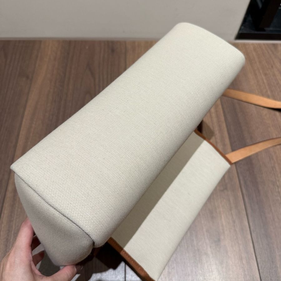 Herbag 31金扣帆布拼皮-19
