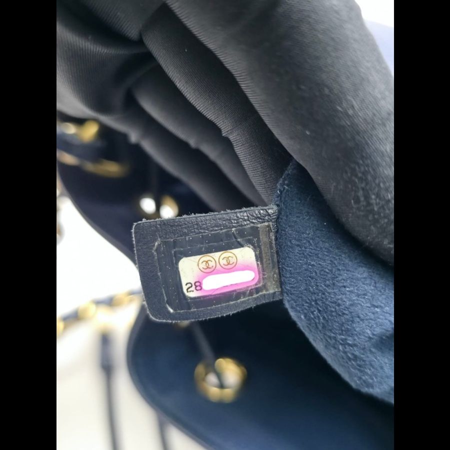 Chanel - Small Bucket Crossbody Bag深藍色-20