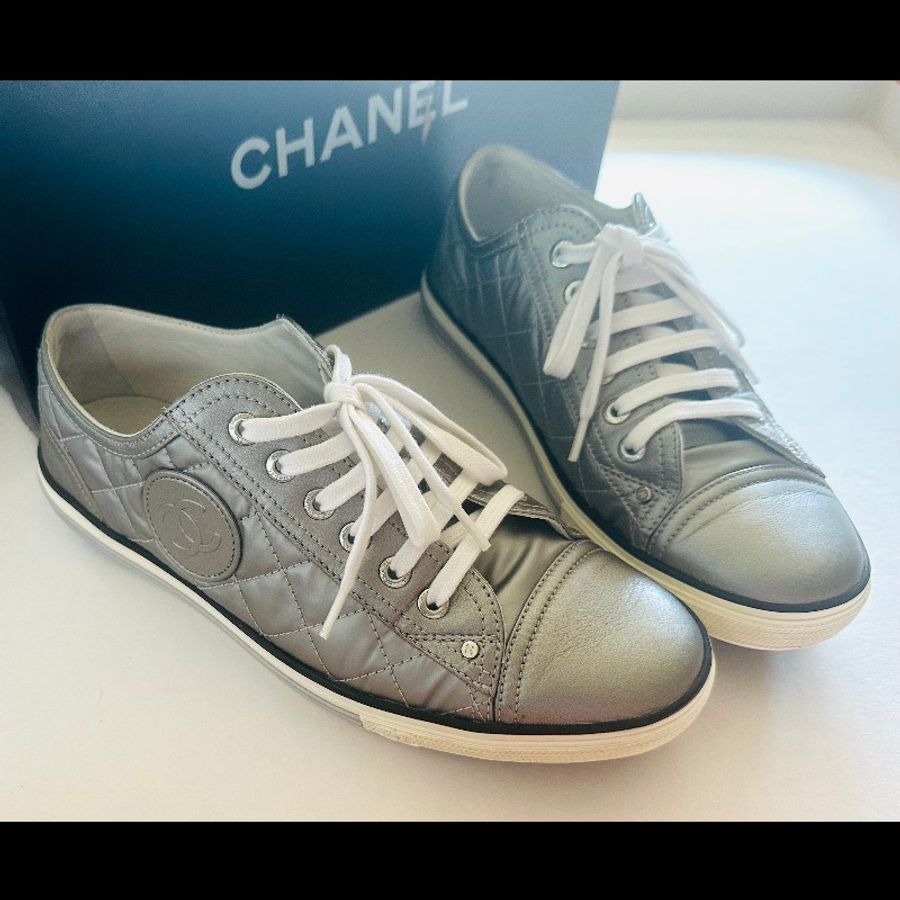 Chanel 綁帶休閒鞋-5