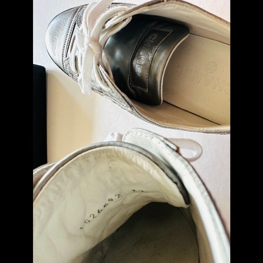 Chanel 綁帶休閒鞋-11