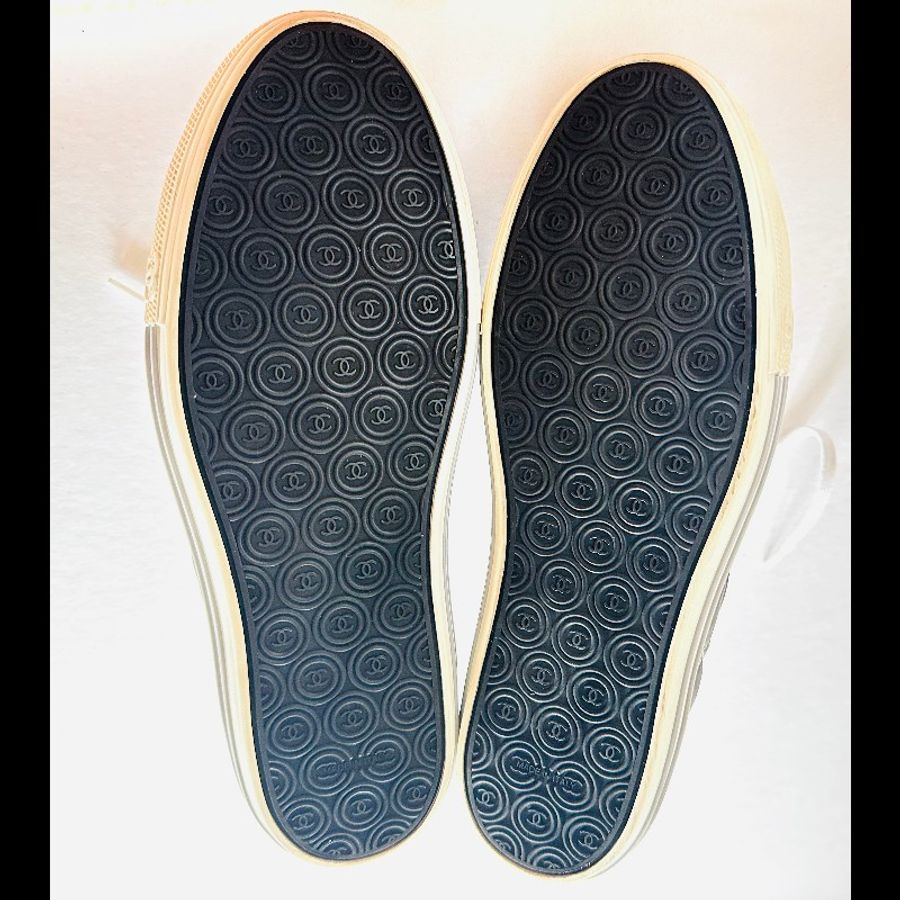 Chanel 綁帶休閒鞋-12