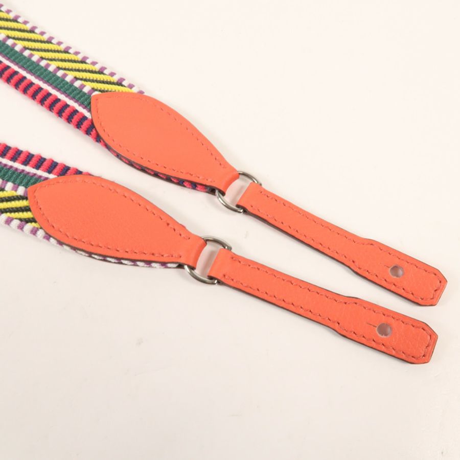 HERMES 帆布Cavale To Go Strap肩背帶-6