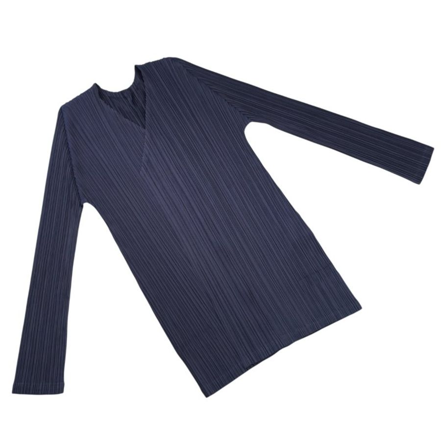 ISSEY MIYAKE PLEATS PLEASE 開胸 長版上衣-2