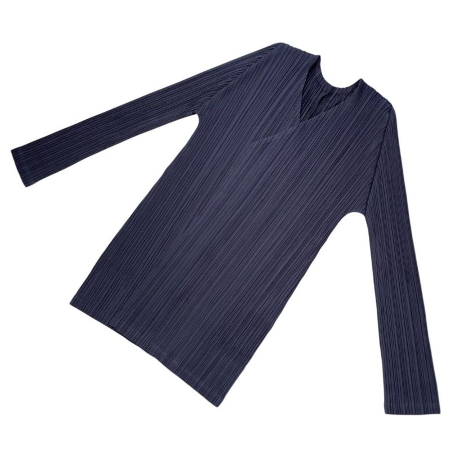 ISSEY MIYAKE PLEATS PLEASE 開胸 長版上衣-3