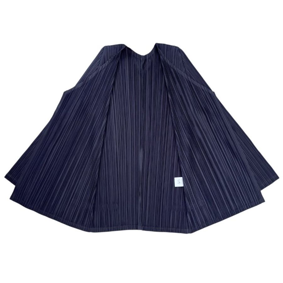 ISSEY MIYAKE PLEATS PLEASE 開胸 長版上衣-5