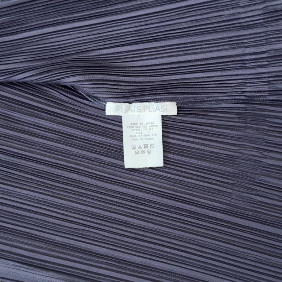 ISSEY MIYAKE PLEATS PLEASE 開胸 長版上衣-6