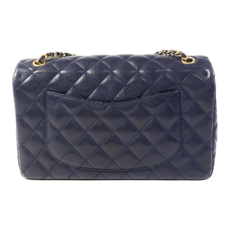 CHANEL 牛皮皮革Chain Shoulder Bag金扣鏈帶肩背袋-1