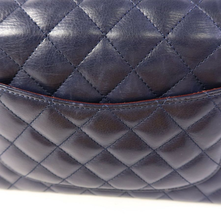 CHANEL 牛皮皮革Chain Shoulder Bag金扣鏈帶肩背袋-17