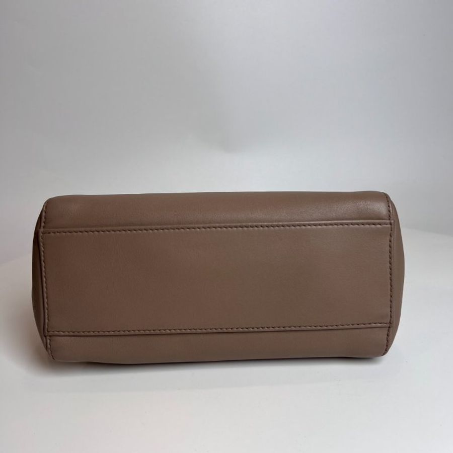 FENDI 8BN244 藕色金釦PEEKABOO MINI-4