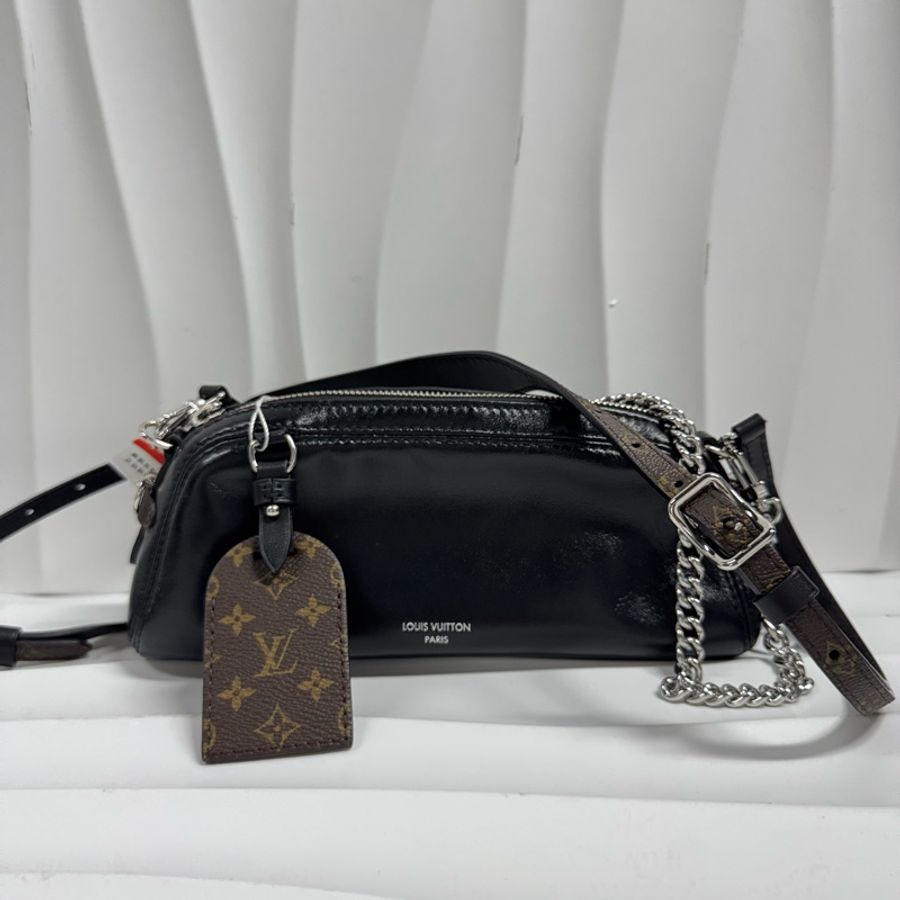 Pochette vibe 黑武士羊皮 鏈條包 羊皮腋下包 胸包 腰包-1