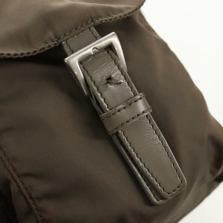【日本直送】PRADA 雙肩包 尼龍 灰色 銀色 正品 145848-21