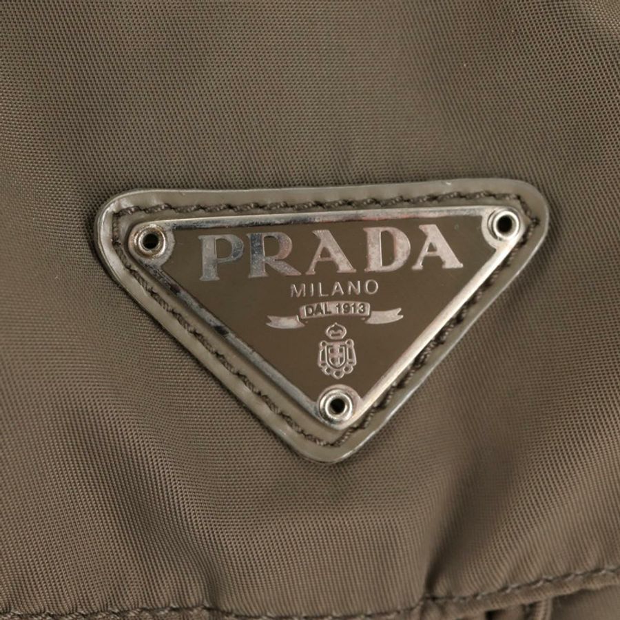 【日本直送】PRADA 雙肩包 尼龍 灰色 銀色 正品 145848-24