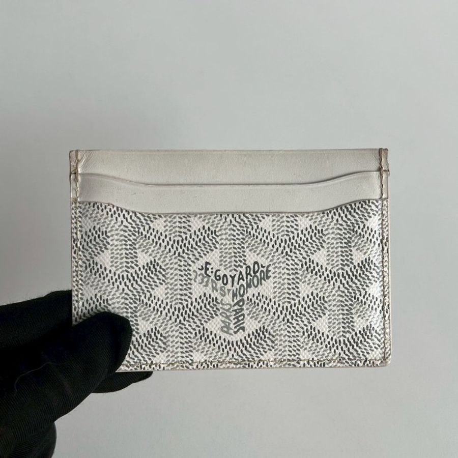 Goyard 戈雅 Saint-Sulpice 白色卡夾-14