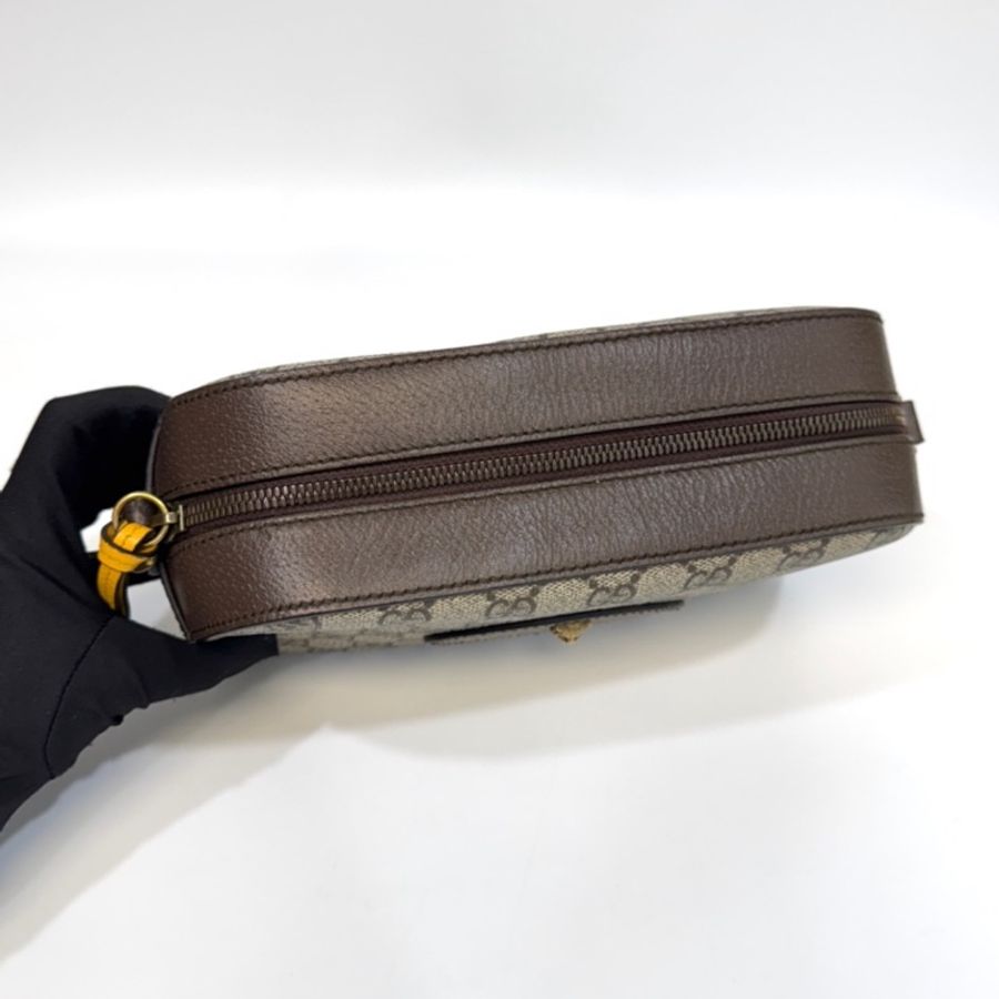 Gucci 古馳 GG Supreme 老花 虎頭包 Messenger 斜背包 相機包 肩背包 Dionysus 476466-12