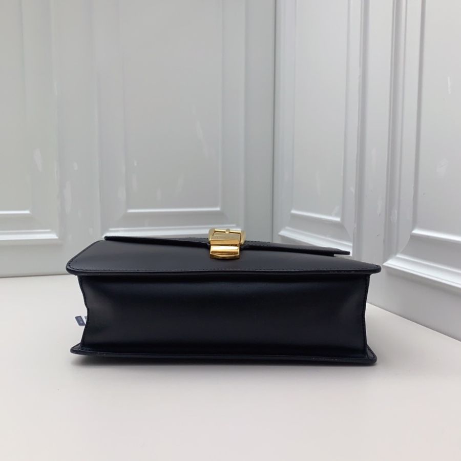 95新Gucci古馳 sylvie塞爾維亞 黑金中號-7