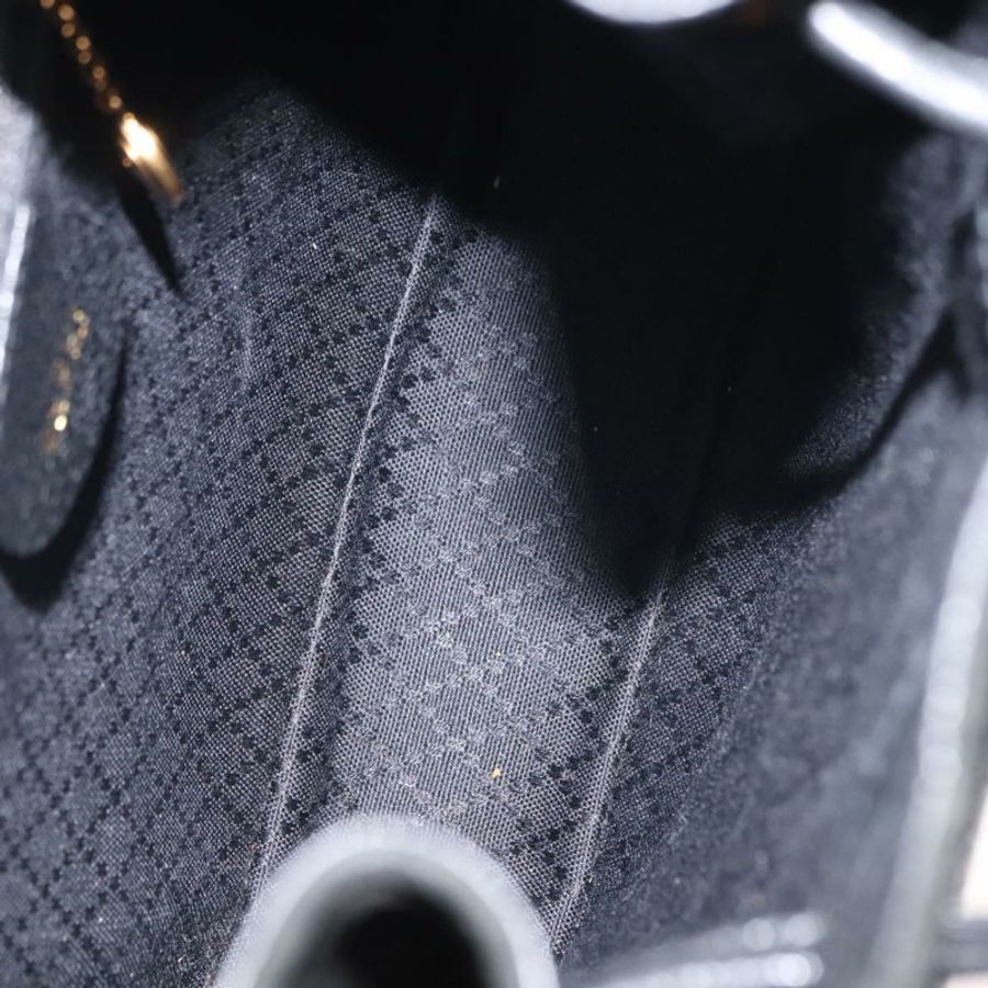 【日本直送】GUCCI 竹編雙肩包 絨面革 黑色 正品 BA6791-10