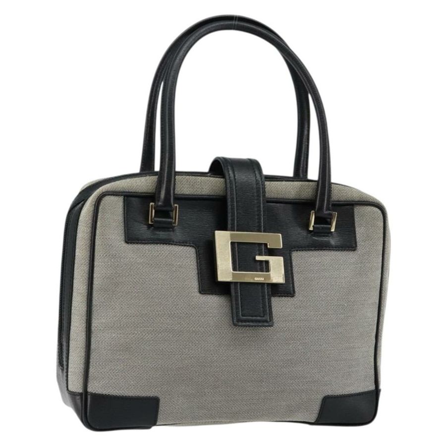 【日本直送】GUCCI 手提包 帆布 灰色 金色 001 5155 正品 BA7115-0
