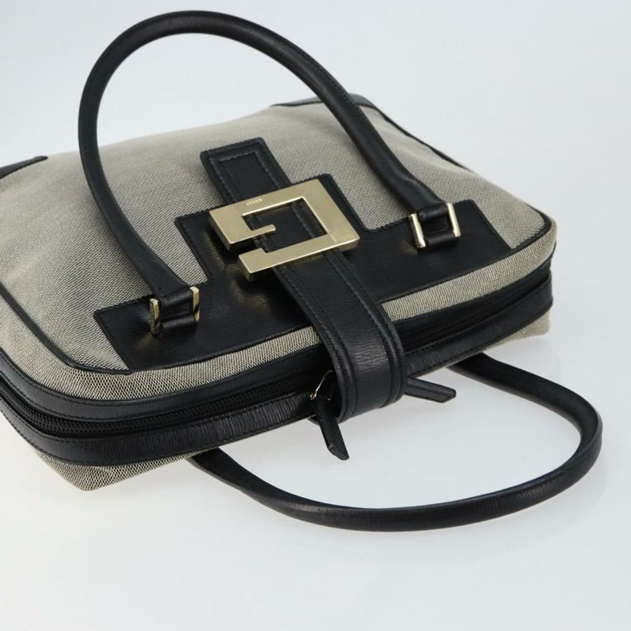 【日本直送】GUCCI 手提包 帆布 灰色 金色 001 5155 正品 BA7115-5