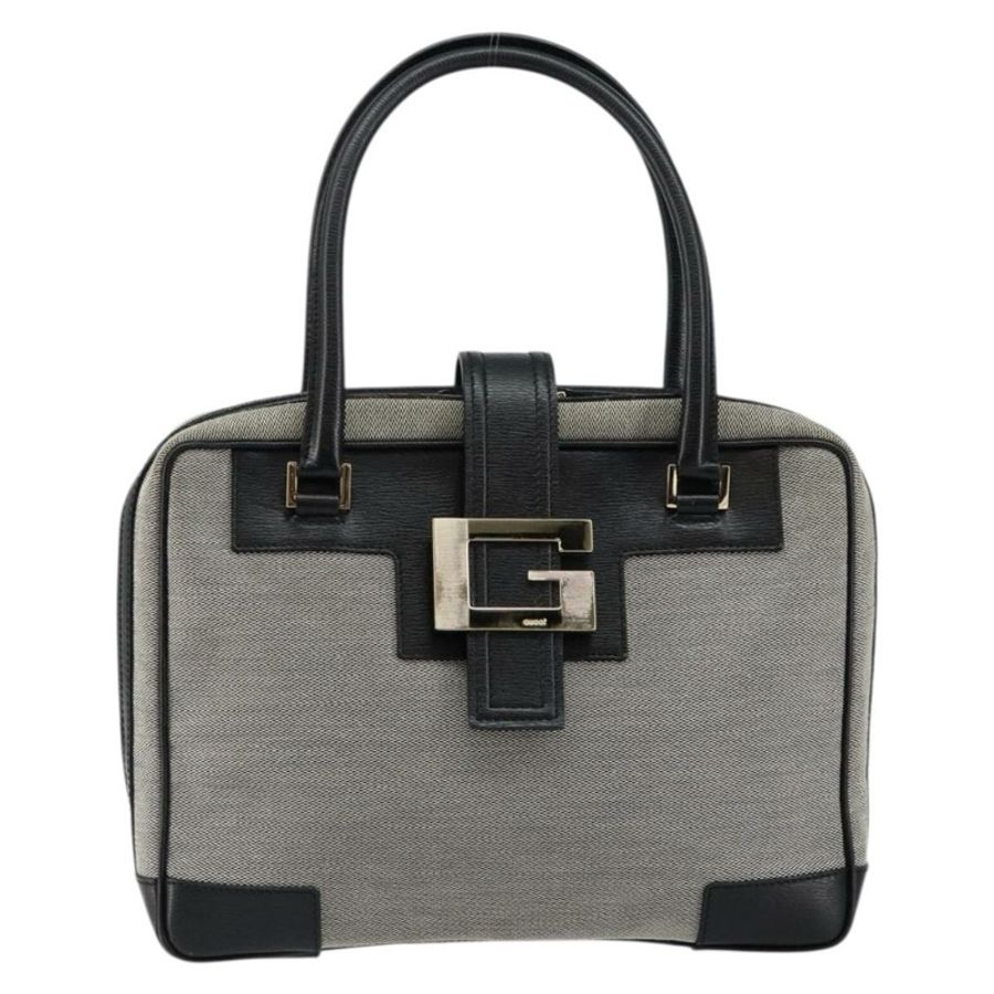 【日本直送】GUCCI 手提包 帆布 灰色 金色 001 5155 正品 BA7115-12