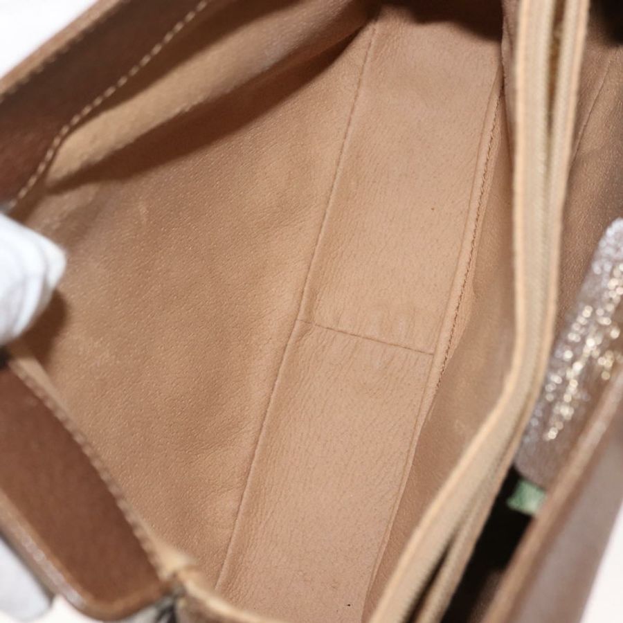 【日本直送】GUCCI GG Supreme Web Sherry Line 單肩包 PVC 米色 116 02 024 正品 ep11422-19
