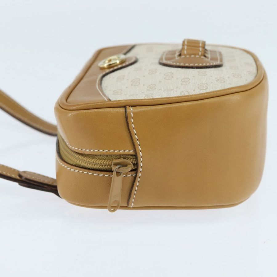 【日本直送】GUCCI Micro GG Supreme 單肩包 PVC 米色 金色 007 067 0523 正品 148285-2