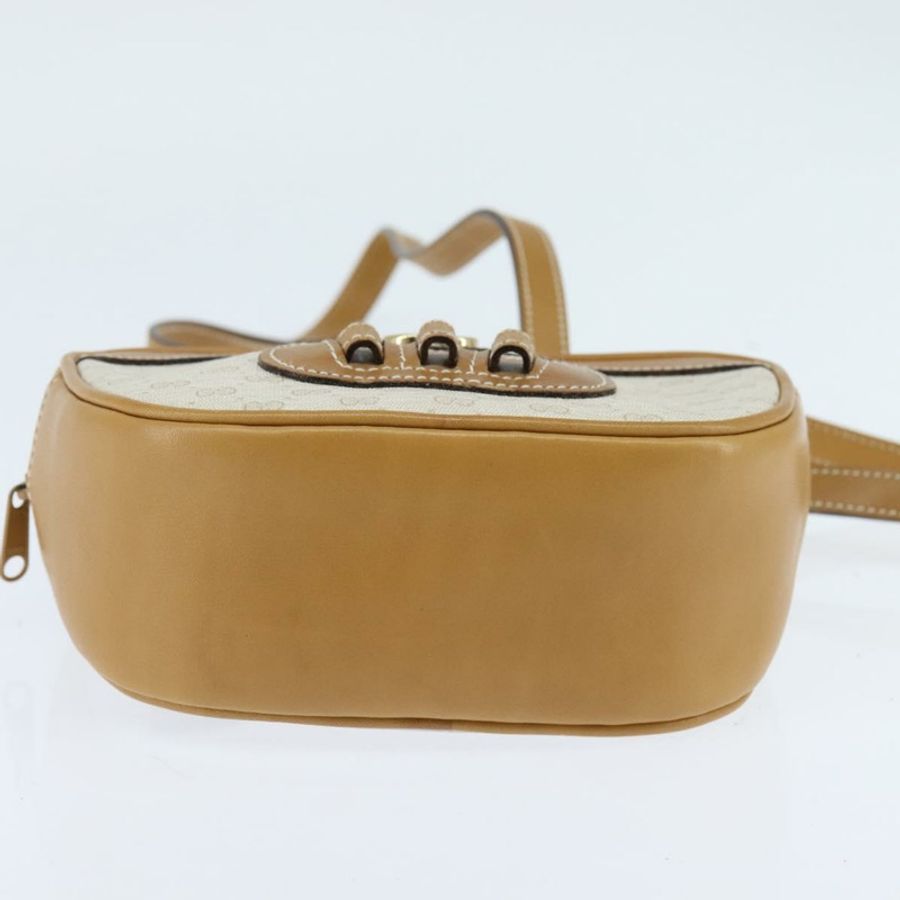 【日本直送】GUCCI Micro GG Supreme 單肩包 PVC 米色 金色 007 067 0523 正品 148285-4