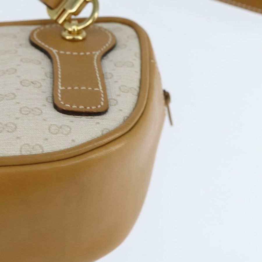 【日本直送】GUCCI Micro GG Supreme 單肩包 PVC 米色 金色 007 067 0523 正品 148285-15