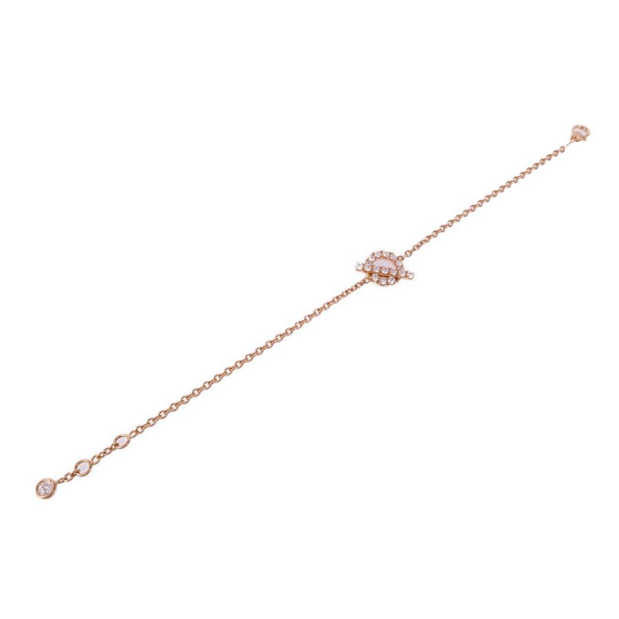HERMES 18K玫瑰金Finesse Bracelet手鏈-7