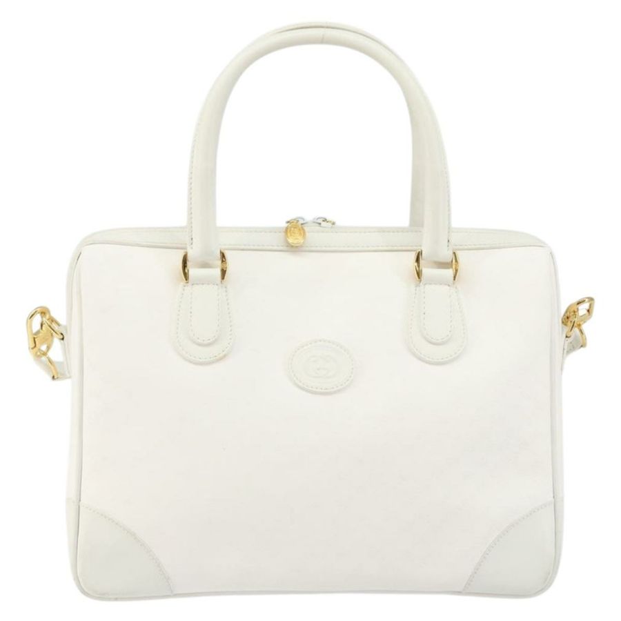 【日本直送】GUCCI Micro GG Supreme 波士頓包 PVC 兩用 白色 金色 002 123 0167 正品 BA6571-1