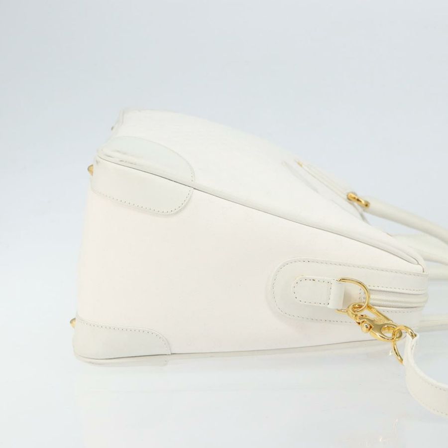 【日本直送】GUCCI Micro GG Supreme 波士頓包 PVC 兩用 白色 金色 002 123 0167 正品 BA6571-3