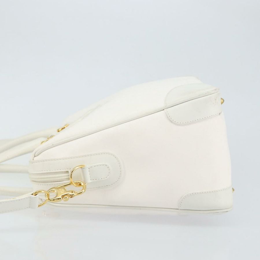 【日本直送】GUCCI Micro GG Supreme 波士頓包 PVC 兩用 白色 金色 002 123 0167 正品 BA6571-4