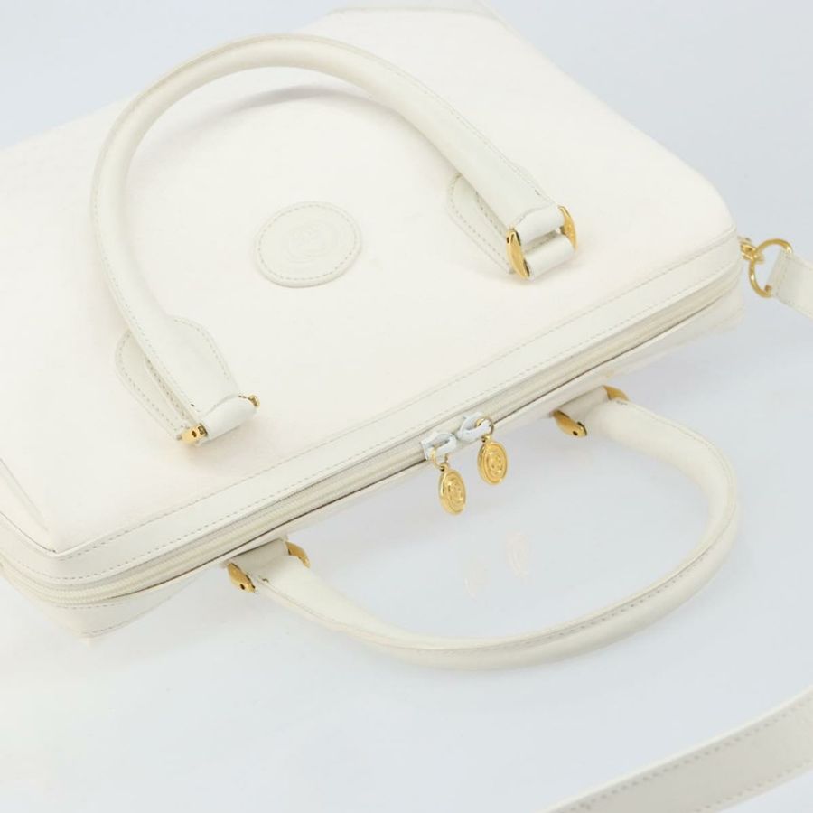 【日本直送】GUCCI Micro GG Supreme 波士頓包 PVC 兩用 白色 金色 002 123 0167 正品 BA6571-5