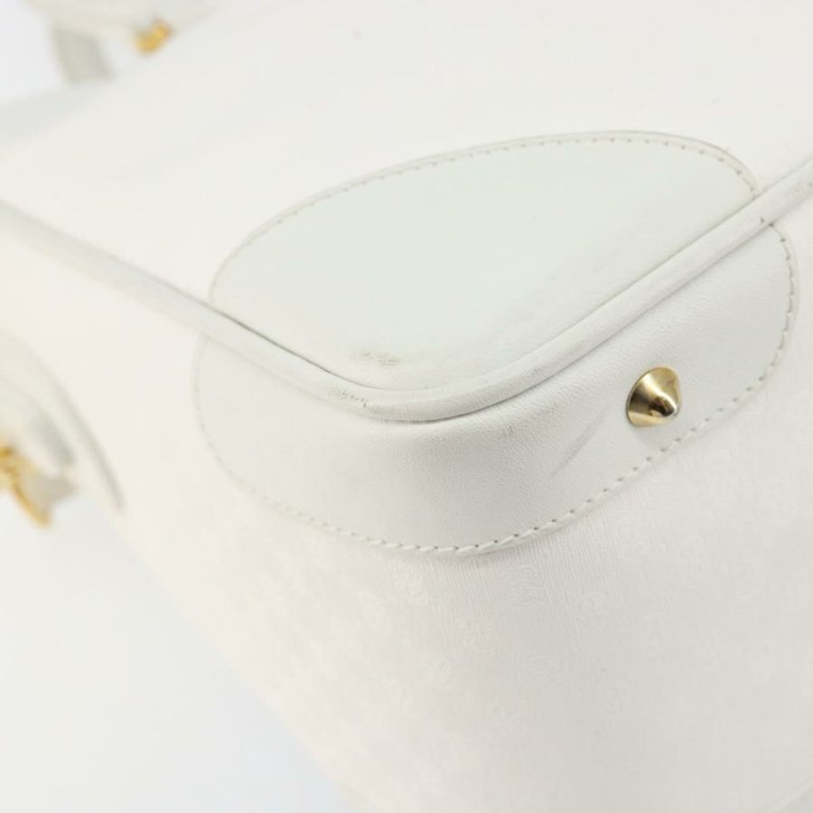 【日本直送】GUCCI Micro GG Supreme 波士頓包 PVC 兩用 白色 金色 002 123 0167 正品 BA6571-14