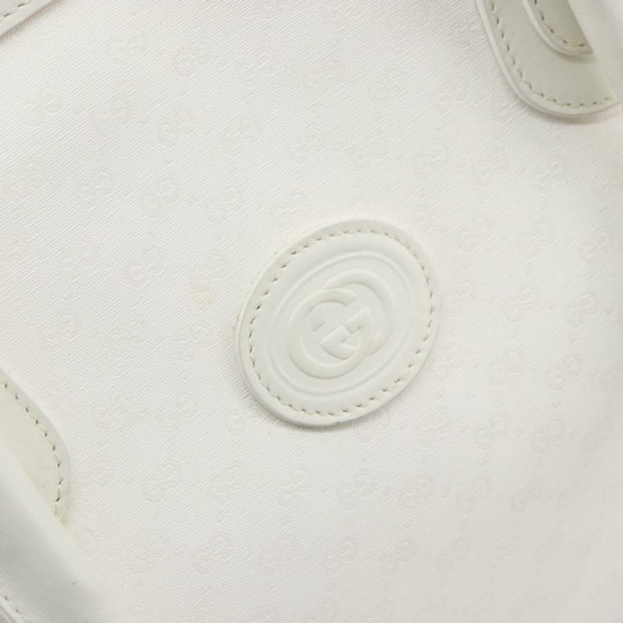 【日本直送】GUCCI Micro GG Supreme 波士頓包 PVC 兩用 白色 金色 002 123 0167 正品 BA6571-16