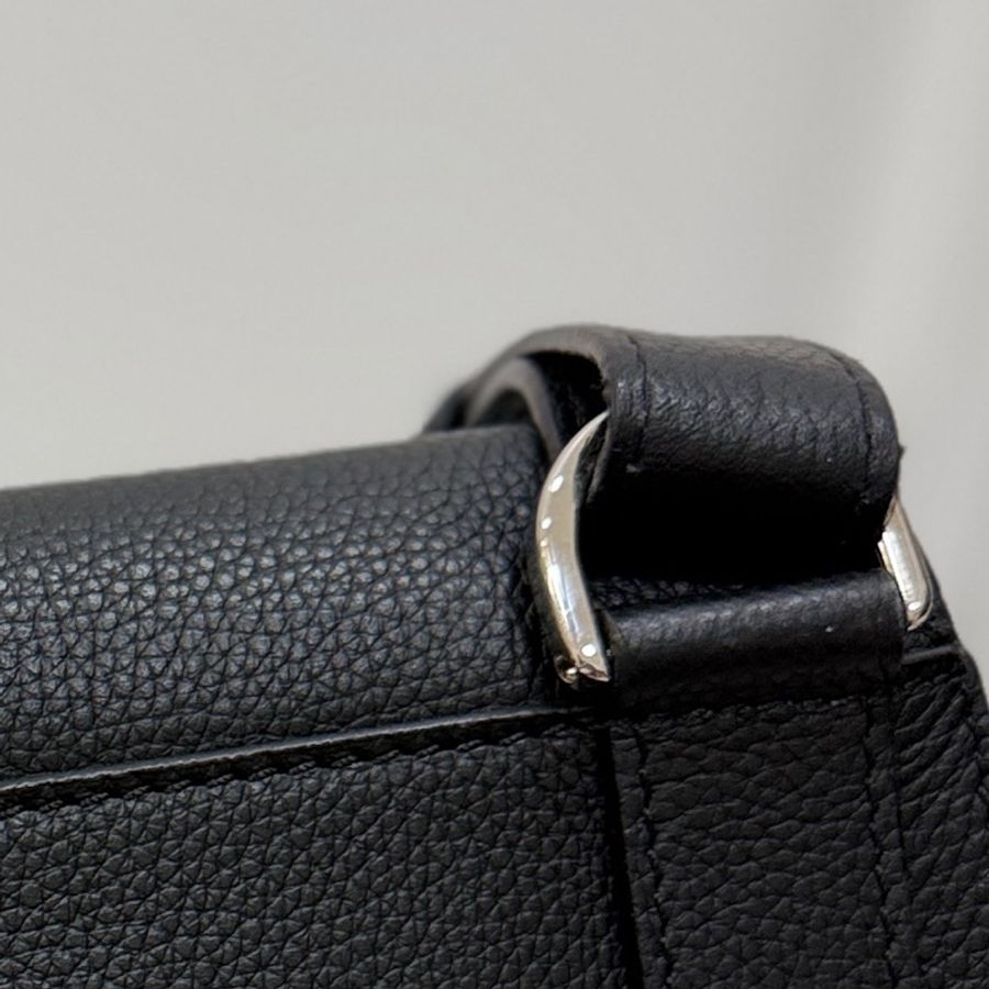 DIOR 迪奧 Saddle 黑色粒面 南柱赫 馬鞍包 胸包 腰包 肩背包 側背包 斜背包-61