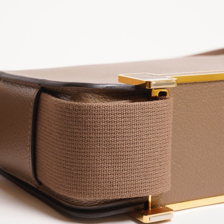HERMES Geta 木屐包 - 灰金 B-9