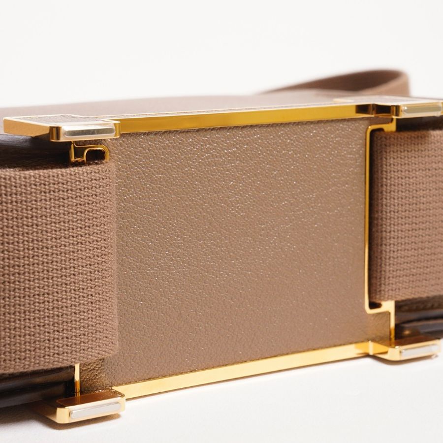 HERMES Geta 木屐包 - 灰金 B-10