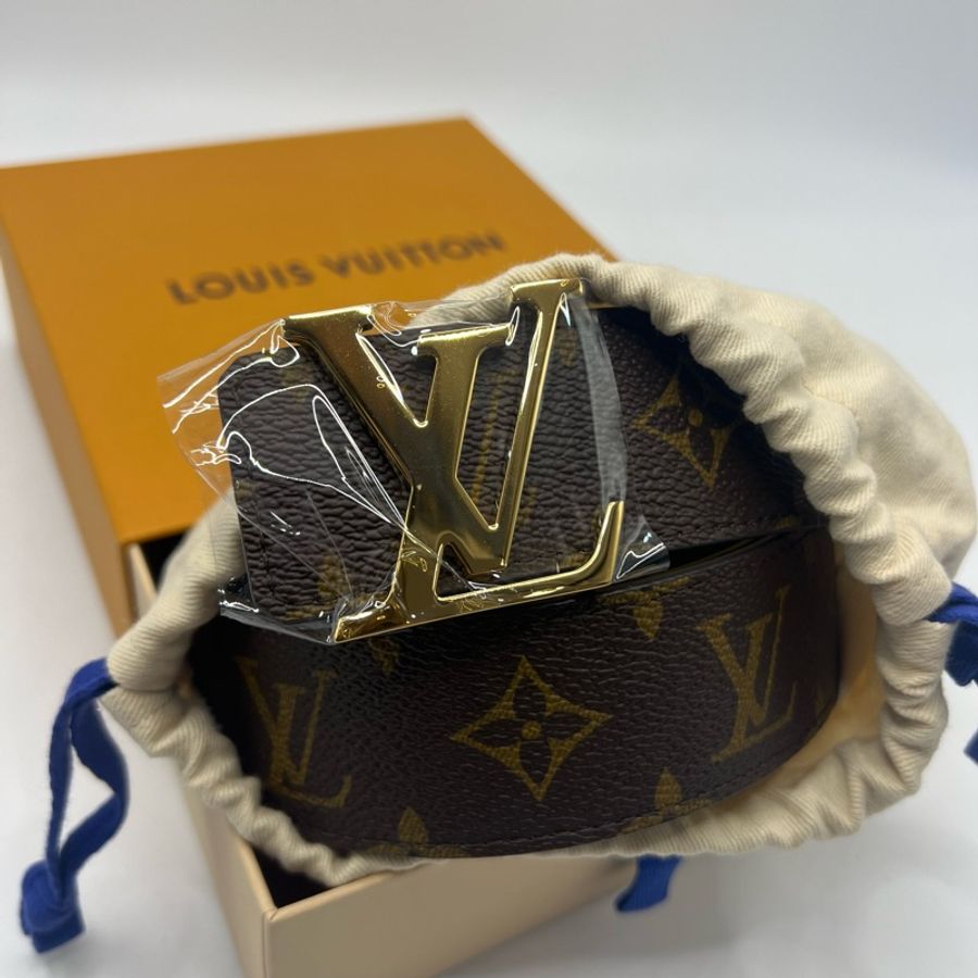 LV路易威登老花金扣腰带-1