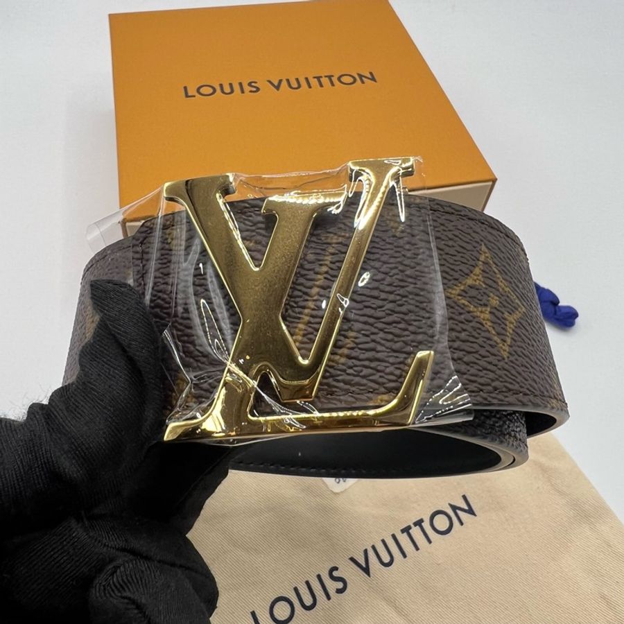LV路易威登老花金扣腰带-3