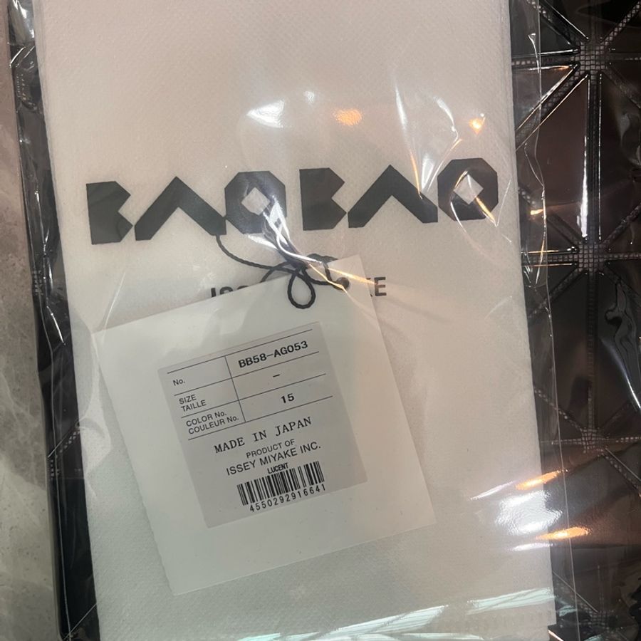 全新 三宅一生 BAOBAO 6格黑色 防塵紙袋全-2
