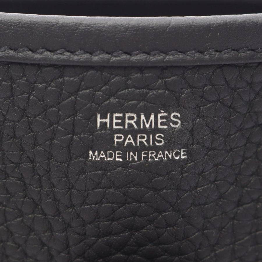 愛馬仕 Evelyne 3 PM 肩挎包 K Taurillon Clemence 黑色 SHW-3