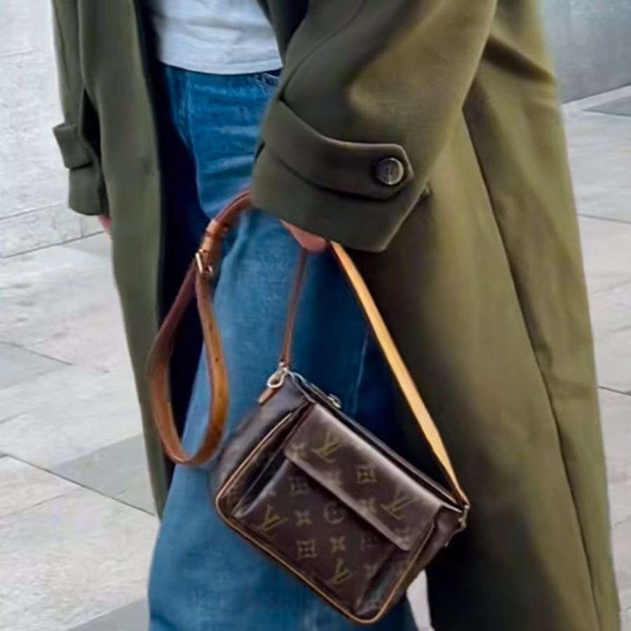 🌷Louis Vuitton 豆腐包|經典花紋✦fufu style 精品✦ 氣質款|LV豆腐包.LV協背包-1