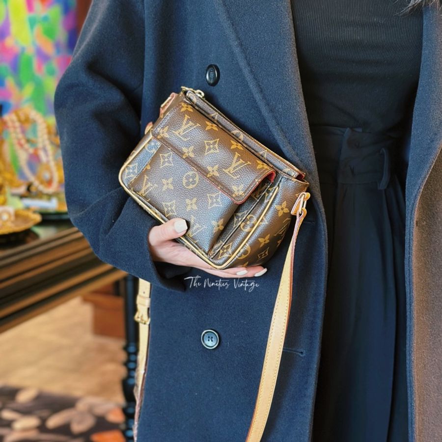 🌷Louis Vuitton 豆腐包|經典花紋✦fufu style 精品✦ 氣質款|LV豆腐包.LV協背包-4