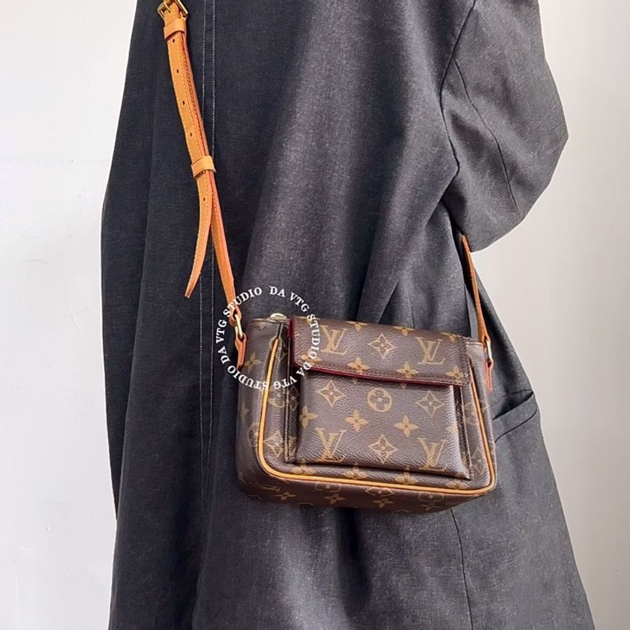 🌷Louis Vuitton 豆腐包|經典花紋✦fufu style 精品✦ 氣質款|LV豆腐包.LV協背包-8