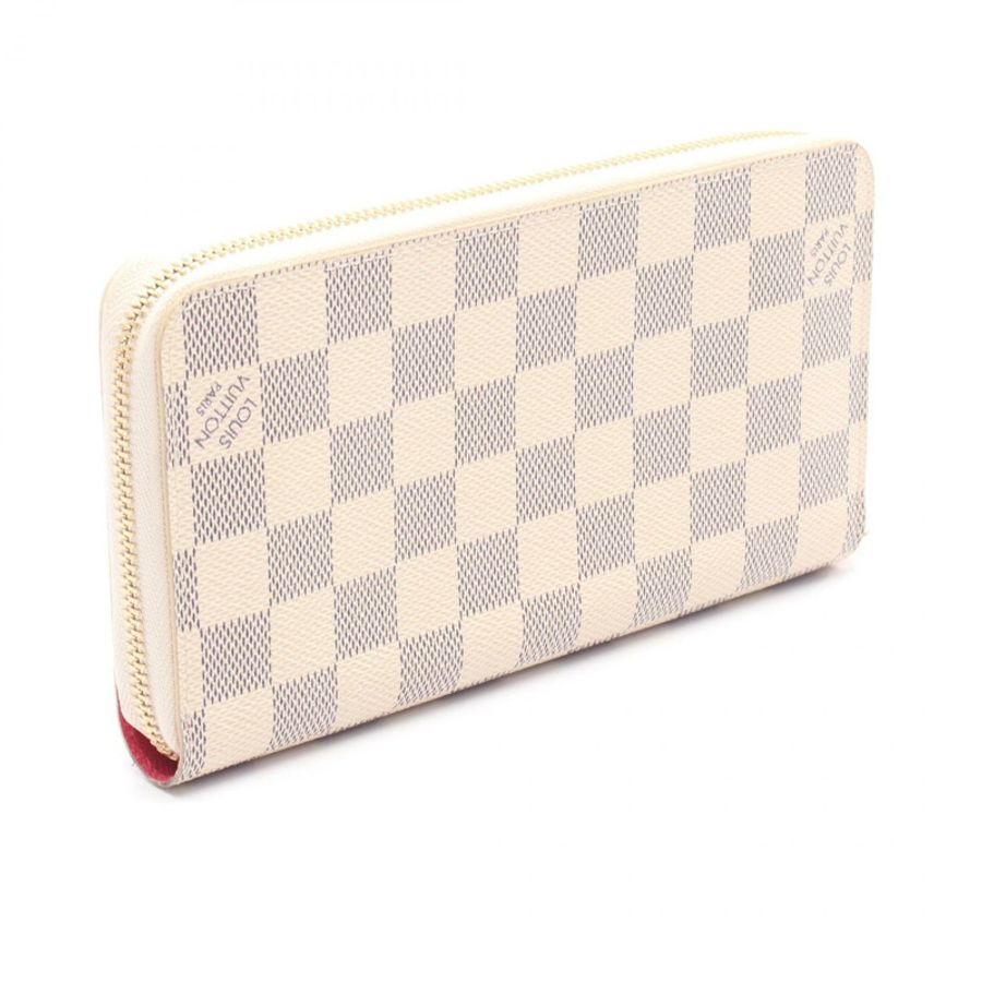 路易威登 Zippy Around 長版皮夾 N60058 Damier Azur 白色 二手 女士 LV-1