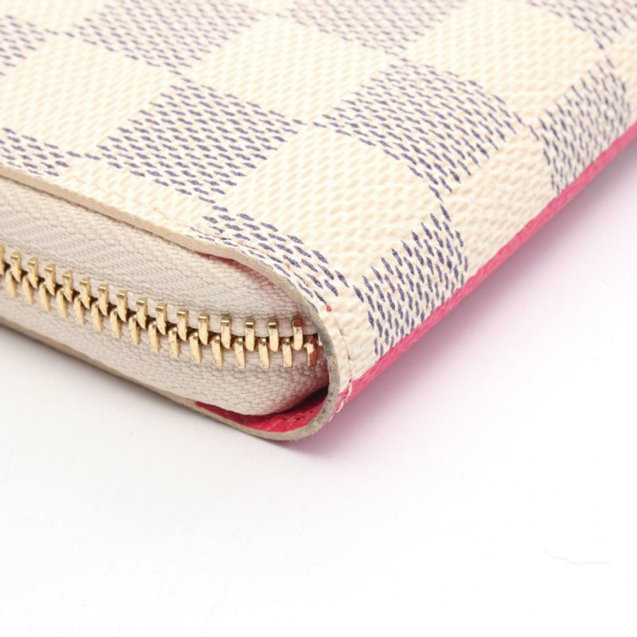 路易威登 Zippy Around 長版皮夾 N60058 Damier Azur 白色 二手 女士 LV-5